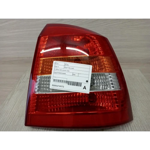 HOLDEN ASTRA RIGHT TAILLIGHT TS, 5DR & 3DR, 09/98-10/06 2004