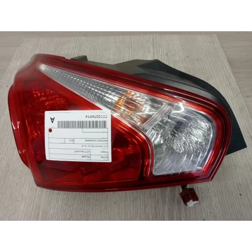 NISSAN PULSAR LEFT TAILLIGHT C12, HATCH, 05/13-12/16 2014