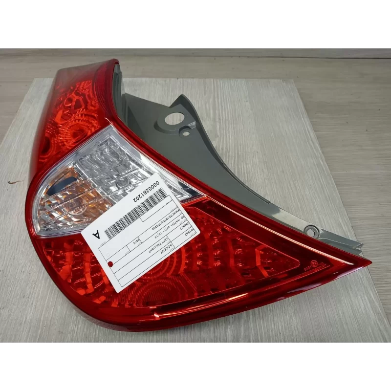 HYUNDAI ACCENT LEFT TAILLIGHT RB, HATCH, 07/11-12/19 2015