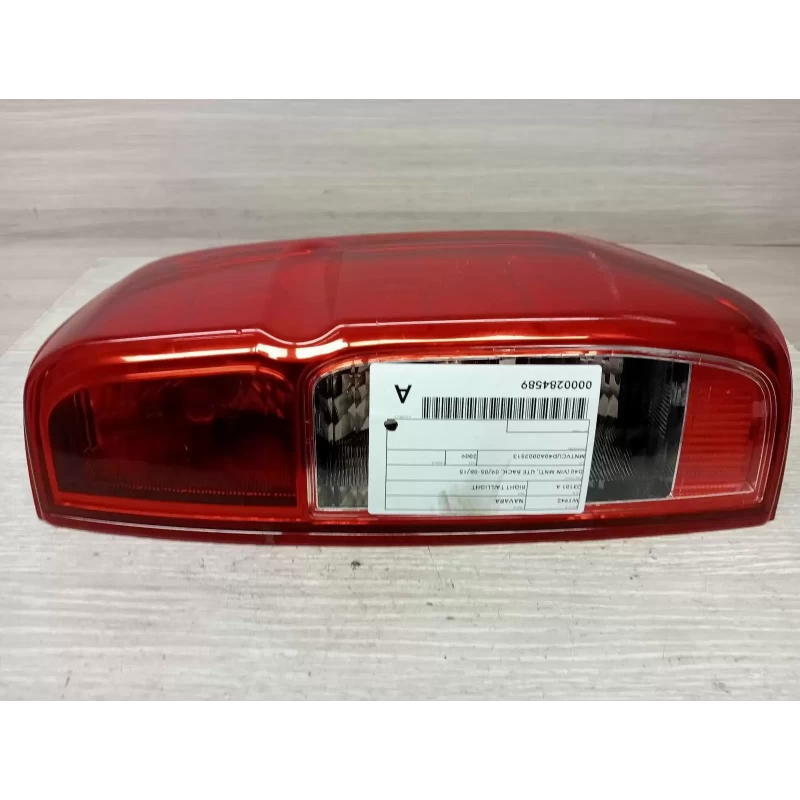 NISSAN NAVARA RIGHT TAILLIGHT D40 (VIN MNT), UTE BACK, 09/05-08/15 2009