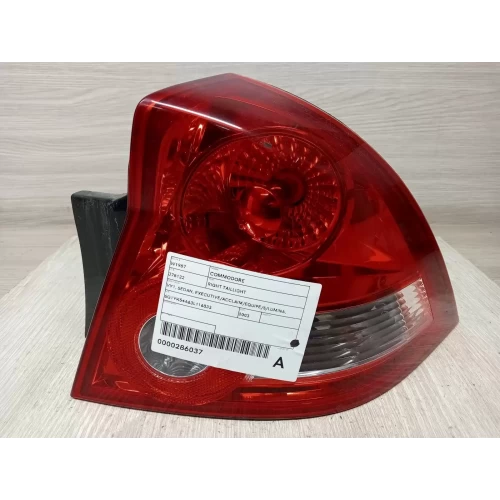 HOLDEN COMMODORE RIGHT TAILLIGHT VY1, SEDAN, EXECUTIVE/ACCLAIM/EQUIPE/S/LUMINA,