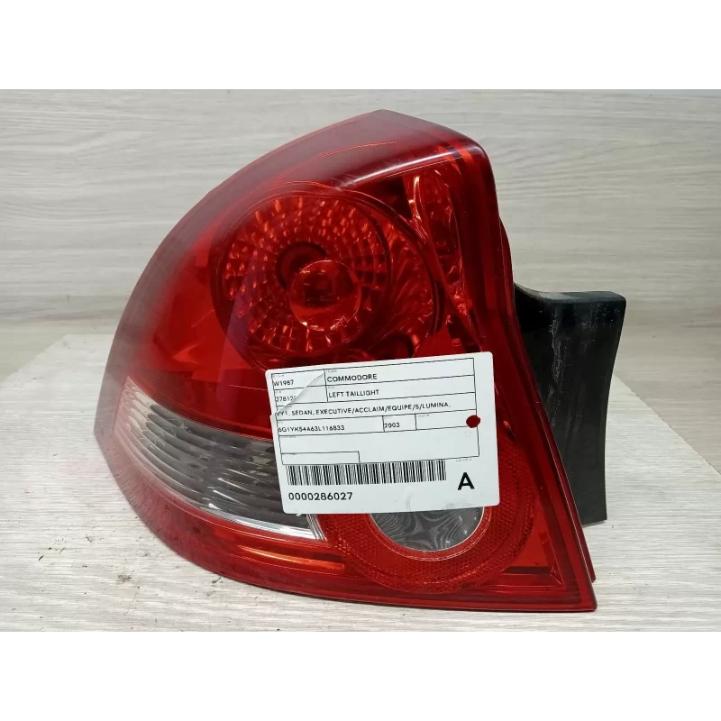 HOLDEN COMMODORE LEFT TAILLIGHT VY1, SEDAN, EXECUTIVE/ACCLAIM/EQUIPE/S/LUMINA, 0