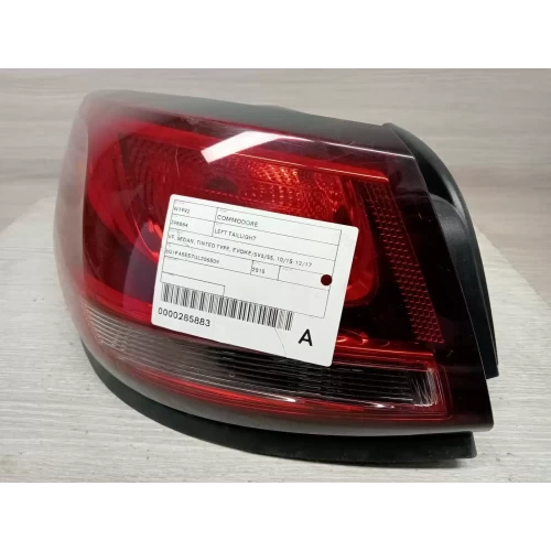 HOLDEN COMMODORE LEFT TAILLIGHT VF, SEDAN, TINTED TYPE, EVOKE/SV6/SS, 10/15-12/1