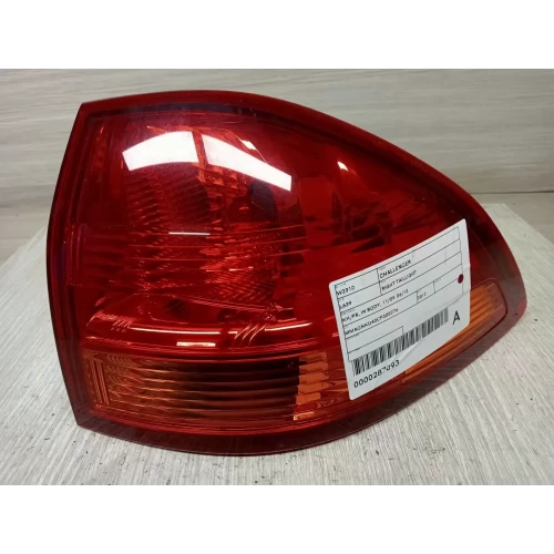 MITSUBISHI CHALLENGER RIGHT TAILLIGHT KH/PB, IN BODY, 11/09-06/13 2012