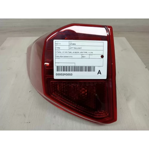 SUZUKI VITARA LEFT TAILLIGHT VITARA, LY (VIN TSM), IN BODY, LED TYPE, 11/18- 202