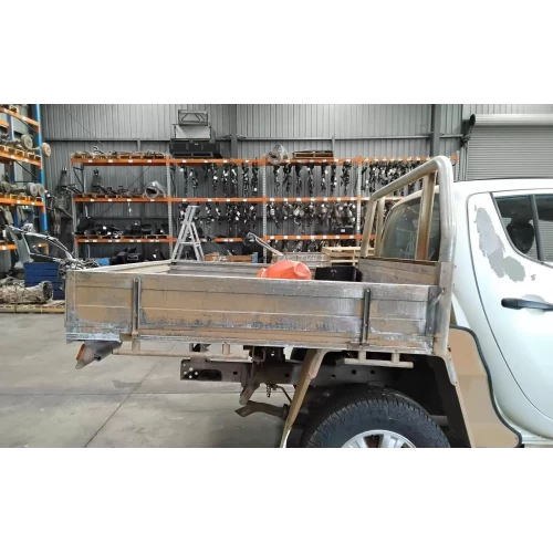 MITSUBISHI TRITON UTE BACK TRAY BACK, ALLOY, DUAL CAB 2013